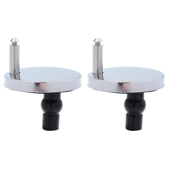 2pcs Toilet Seat Bolts Screws Tops Universal Toilet Seat Screw with Hinges Pads