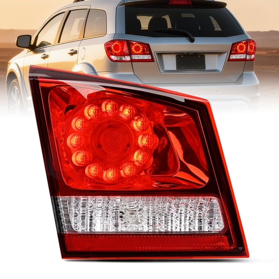 Nilight Taillight Assembly Compatible with 2011 2012 2013 2014 2015 2016 2017 2018 2019 2020 Dodge Journey Inner Tail Light Left Drive Side