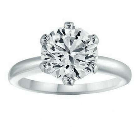 Sparkling 1.21 Carat Diamond Wedding & Engagement Ring Best For Women Set In 14K White Gold With GOA