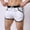 White, variant on Herrnalise Men's Survivor Belted Cargo Fashion Men's Elastic Waistband Beam Beach Line Belt Casual Sports Shorts
