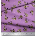 thumbnail image 3 of Soimoi Poly Georgette Fabric Circle,Dot & Prawns Ocean Print Fabric by The Yard 42 Inch Wide, 3 of 3