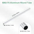 thumbnail image 3 of Tubo redondo de aluminio 6063 de 400 mm, 13 mm ID 15 mm OD, tubería de aluminio sin costura para construcción / mecanizado / manualidades DIY [0.51x0.59x15.75IN], 3 of 7