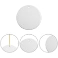 thumbnail image 3 of PYD Life 50 PCS Sublimation Ceramic Ornaments Bulk 2.75 Inch Round Blank with Gold String for Crafting DIY Personalized Christmas Home Decor Bulk, 3 of 6
