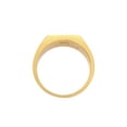 thumbnail image 3 of KUZZOI Men's Enamel Inlay Plate Signet Ring with Star Silver 18K Gold Plated, 3 of 5