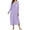Purple_Floral, variant on Avidlove Nightgowns for Women Floral Long Sleeve Henley Sleepshirt Full Length Nightdress Sleepwear with Pockets S-3XL