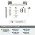 thumbnail image 4 of Amerock Blackrock Polished Nickel Pivoting Double Post Tissue Holder, 4 of 7