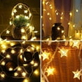thumbnail image 2 of Zukuco Star Fairy Lights, 33FT/100 LEDs Plug in String Lights, 8 Mode Decoration String Lights for Indoor Outdoor, Party, Birthday, Valentine, Christmas (Warm White), 2 of 10