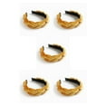 thumbnail image 1 of Qarigey Diadema de terciopelo trenzado, diademas anchas de estilo bohemio, diadema de aro para el pelo para niñas, accesorios de estilismo Type2 NO2, 1 of 6