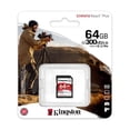 thumbnail image 5 of SD Card Kingston Canvas React Plus 64GB U3 V90 (2-Pack), 5 of 5
