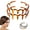 Amber-2pcs, variant on U Shape Fashion Tooth Hair Comb Headband, Wavy Hair Band High Cranium Head Bands, Reversible Korean Headbands for Women Girls (Black-2pcs, standard)