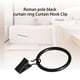 thumbnail image 3 of Naiovety Gancho colgante para cortinas de ventana de 10 piezas con Clips, abrazaderas desmontables deslizantes, reemplazo de cortina para baño Almacenamiento y organización del hogar, 3 of 6