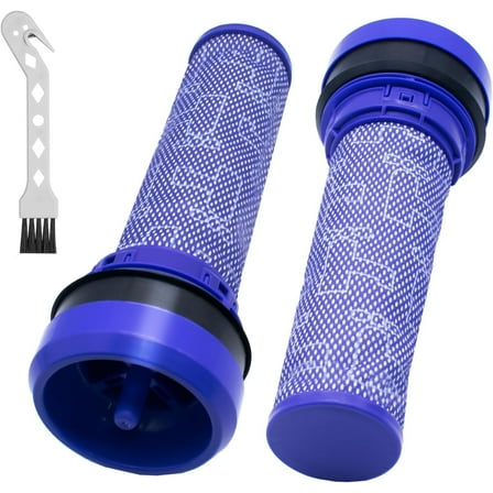 Replacement Pre Motor Stick Filter Compatible with DC28 DC37 DC39 DC53 Vacuum Cleaner, Washable HEPA Filter Replacement for 923413-01 (2pcs)