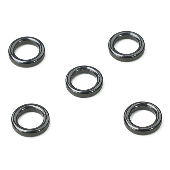 5pcs/pack Ceramic Rod Guide Rings Upgrade Fishing Gear Wear-Resistant Heat-Resistant Ceramic Guide Rings Fishing Accessories
