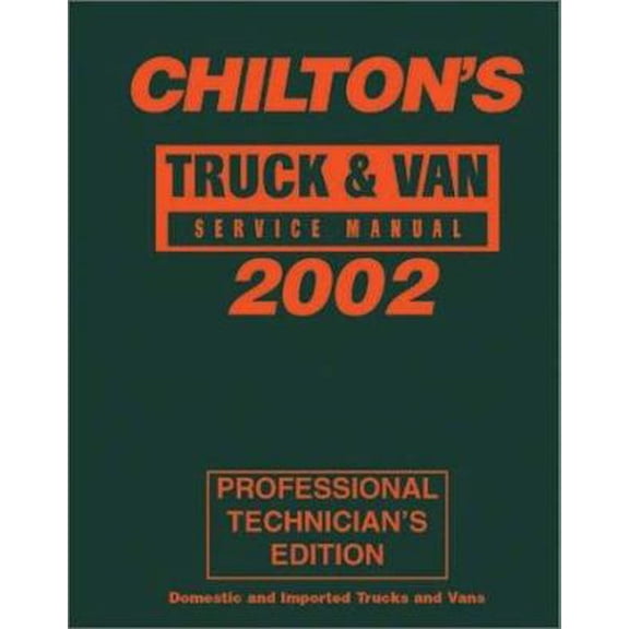 Pre-Owned Truck & Van Service Manual 1998-2002 - Annual Edition (Chilton Service Manuals) (Hardcover) 0801993482 9780801993480