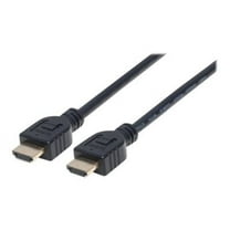 Manhattan 353939 In-Wall High-Speed HDMI Cable with Ethernet, Black - 6 ft.