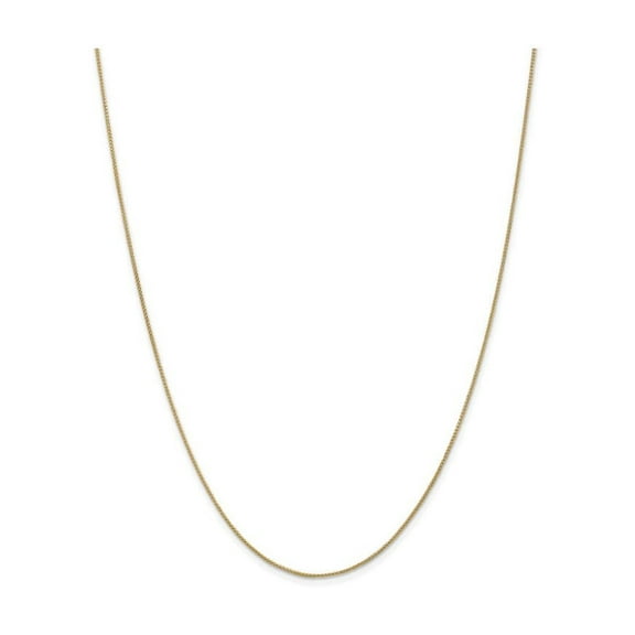 30 Inch 14k Yellow Gold 0.80mm Spiga Chain Necklace