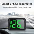 thumbnail image 4 of APPLAYERR Universal GPS Speedometer HUD MPH Display for Car Truck Bus E-Bike USB Powered Accurate Speed with Sunshine Hood, 4 of 7