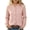 Pink, variant on Womens Plus Size Jacket Long Sleeve Button Down LightWeight Padded Outerwear Casual Loose Base Layer Fall Winter Tops