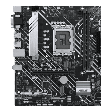 Asus Prime H610M-A D4-CSM Desktop Motherboard - Intel H610 Chipset - Socket LGA-1700 - Micro ATX