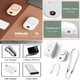 thumbnail image 5 of Ventilador de cuello portátil AOCOOLFAN DQ203 USB recargable blanco, 5 of 6