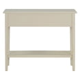 thumbnail image 6 of 38'' Rustic Entryway Console Table with Open Shelf, Rubber Wood Legs, Ideal for Entryways, Living Rooms, and Hallways (Light Tan), 6 of 8