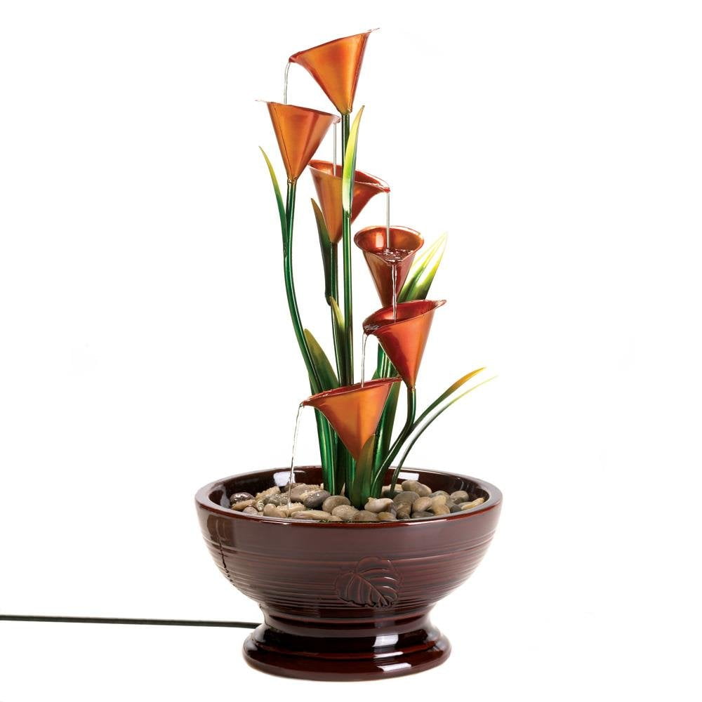 Outdoor Fountain, Modern Decorative Backyard Electric Water Fountains