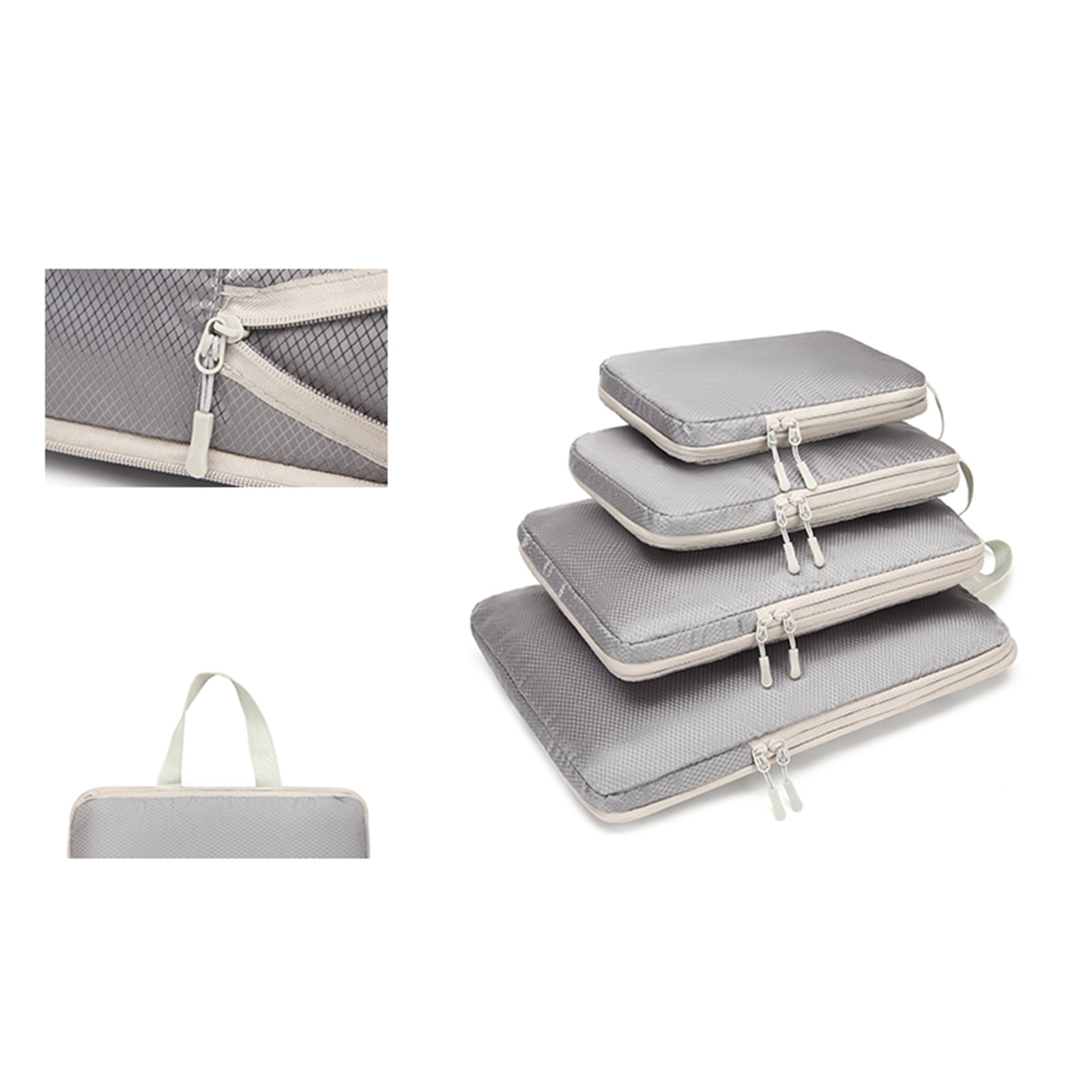Luggage Cubes Storage Bags Suitcase Compression Packing Cubes Travel Essential Luggage Packing Cubes