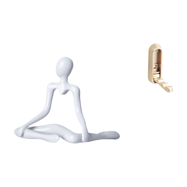 Figura de escritorio,Escultura abstracta de pensador para decoración de oficina y hogar.,Gancho de pared plegable,Ganchos de pared plegables Ganchos de pared para abrigos,Gancho de pared para