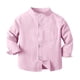 thumbnail image 1 of Camisa de manga larga con botones para niños hoksml, para bebés y niños pequeños, conjunto con botones en liquidación, 1 of 2