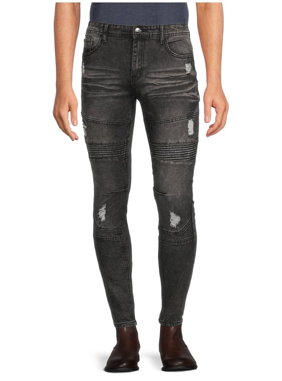 Mens Camo Denim Jeans