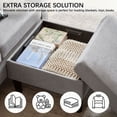 thumbnail image 5 of Soscana Living Room Sectional Sofa Couch with Reversible Ottoman 3 Seater L-shaped Couch Convertible Modular Sofa for Home Small Space Apartment Office Studio,Storage Design,Tool Free Assemble, 5 of 11