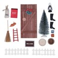 thumbnail image 2 of Kit De Puerta De Hadas En Miniatura, Duradero, Hecho A Mano, Solidez Estable, Colorido, Navidad, Puerta De Casa De Muñecas En Miniatura, Lindo Para El Hogar ANGGREK No, 2 of 8