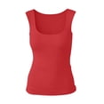 thumbnail image 4 of Fewfanhot Womens Tank Tops Square Neck Crop Tops Loose Sleeveless Halter Slim Fit Tank Top, 4 of 6