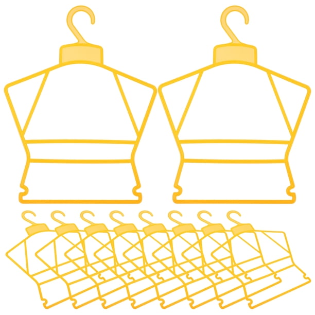 10 perchas pequeñas para ropa de bebé, de plástico, para armario, organizador de ropa infantil, soporte para ropa de niño pequeño.