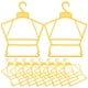 thumbnail image 1 of 10 perchas pequeñas para ropa de bebé, de plástico, para armario, organizador de ropa infantil, soporte para ropa de niño pequeño., 1 of 6