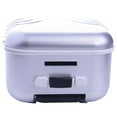 thumbnail image 2 of Valise de Voyage en Plastique pour Poupée Fille Réutilisable Couleur Unie Simulation Enfants Tout-Petits Petite Roue Pivotante Jouet Valise Accessoires Argent, 2 of 9