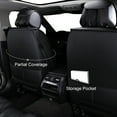 thumbnail image 6 of Front Seat Covers Waterproof Faux Leather for For 2000-2024 Kia Soul Niro Forte RIO5 K900 (2 PCS Front, Black), 6 of 6