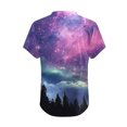 thumbnail image 3 of Fesfesfes Women Tops Women's Fashion Casual Print Astral V-neck Short Sleeve T-shirt Fitted Shirts for Women L(US:8), 3 of 5