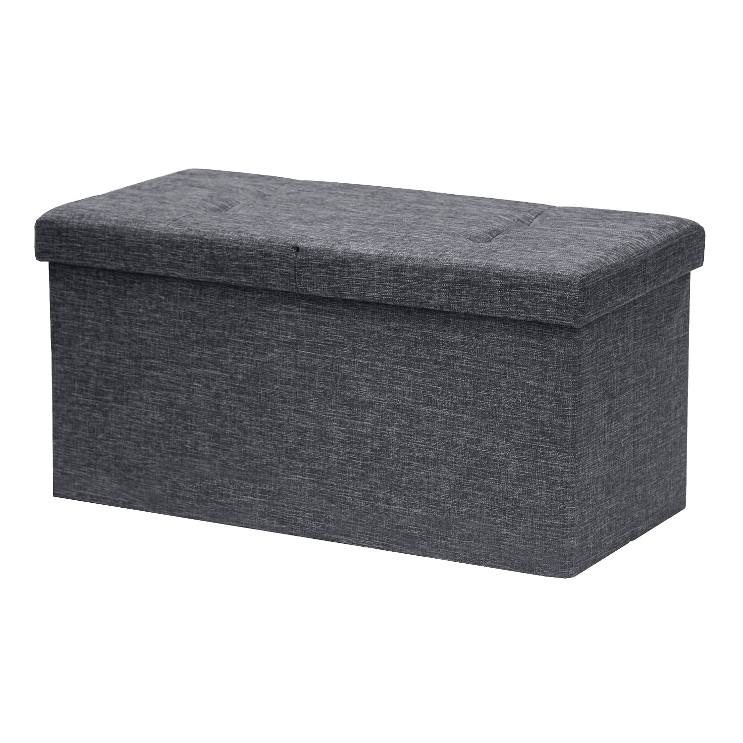 Black Otto /& Ben 30 Storage Coffee Table with Smart Lift Top Folding Round Faux Leather Trunk Ottomans Bench Foot Rest