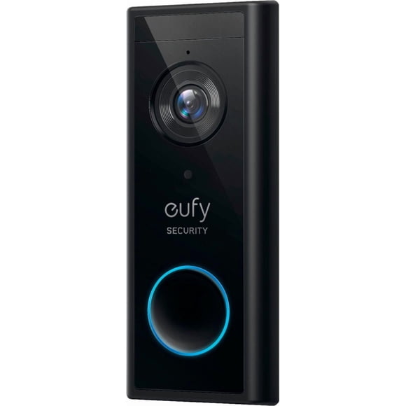 eufy Wi-Fi 2K Video Doorbell Add-on (Battery-Powered) - Black
