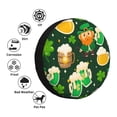 thumbnail image 5 of Easygdp St Patrick'S Day10 Wheel Sun Guard, Spare Tire Cover,Universal Trailer Suv Truck Camper Travel,Easy To Install And Remove -16 Inch, 5 of 9