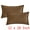Brown, variant on Unique Bargains 2Pcs Decorative Throw Pillow Covers for Couch Bed Red 12" x 20"