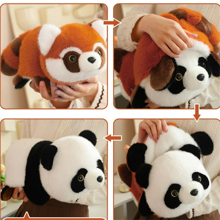 Giant red panda stuffed animal online