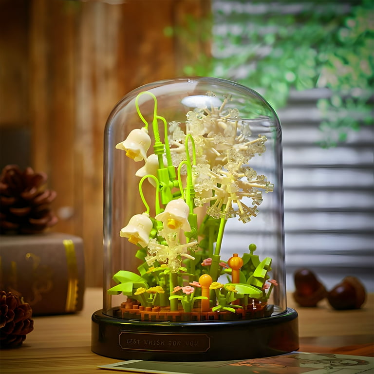 HI-REEKE Flower Mini Building Block Set Lily of The Valley