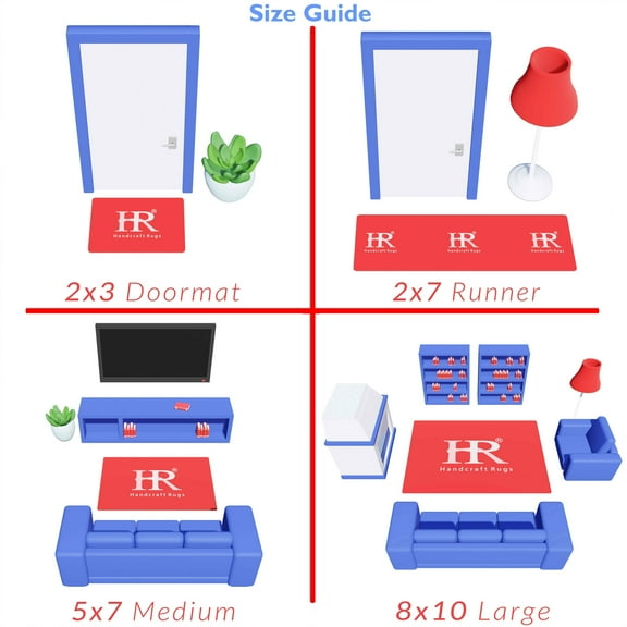 HR HANDCRAFT RUGS HR Grey/Silver/Black/Abstract Area Modern Contemporary Geometric Square Design Pattern 8' x 10'