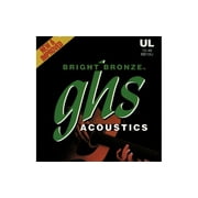 GHS BB10U 80/20 Bronze Ultra Light Acoustic Guitar Strings