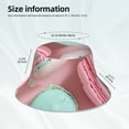thumbnail image 3 of KLL Pastel Macarons Delight Bucket Hat for Women Men Packable Travel Beach Sun Hat Outdoor Rave Accessories Reflective Fisherman Cap, 3 of 7