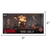 Dungeons & Dragons 1.65 Die-Cast Collectible Figures 5-Pack Wave 2, Multi-Color