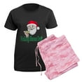 thumbnail image 5 of CafePress - Nollaig Shona Duit Women's Dark Pajamas - Women's Short Sleeve Print T-Shirt and Pants Dark Cotton Pajama Set, 5 of 7