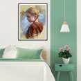 thumbnail image 4 of Kit de pintura al óleo de niña tierna acrílica por números DIY pintura lienzo sin marco (B) Hugtrwg Para estrenar, 4 of 9
